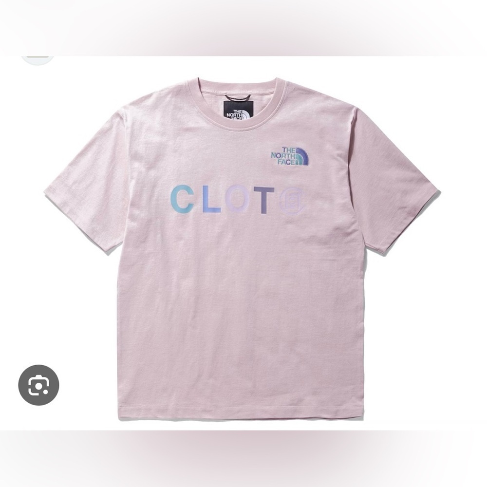 Clot X North Face Tee Pink Size Medium Asia Exclusive